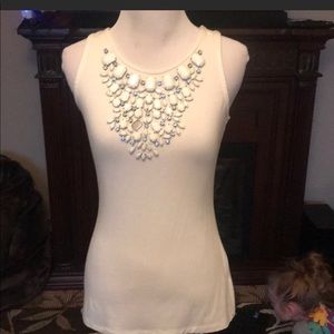 Embellished tank top